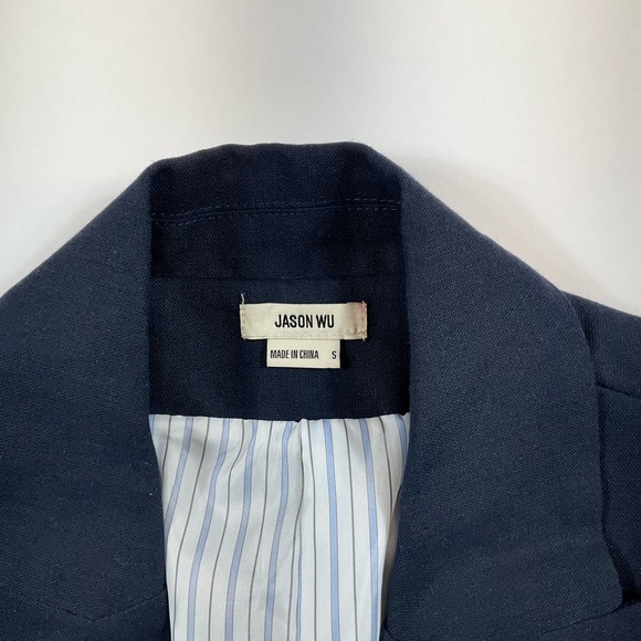 Jason Wu Women’s Coat Blue Small MSRP $425 NWT - Picture 11 of 16